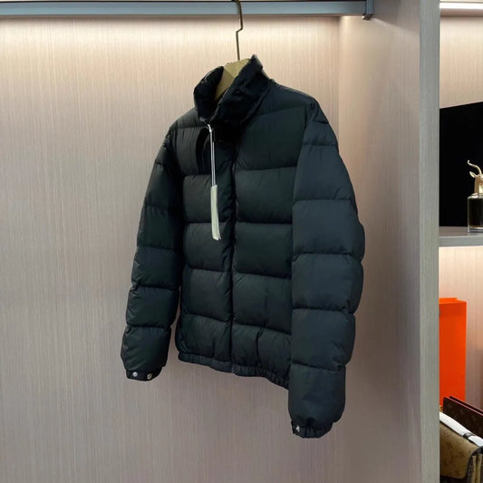 2025 Autunno e inverno nuovo stile high street fibbia funzionale abbigliamento da lavoro coppia allentata piumino WY1445