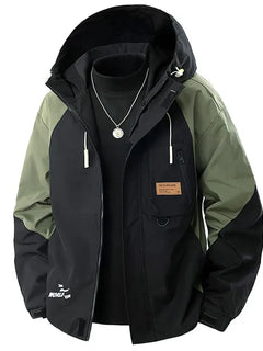 Jacket Mens Spring Autumn New Men Jacket Printing Hooded Jackets Casual Coat Men's Business Coats Size L-4XL 5XL 6XL 7XL 8XL