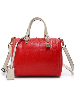 CH Autumn/Winter Christmas Fashion PU Material Lock Lock Design Women's Crossbody Bag 2025 Designer New Handbag Trendy Brand