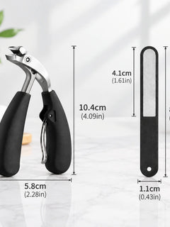 24pcs Professional Nail Clippers Kit - Razor-Sharp Blades for Precise Cutting, Durable And Long-Lasting Construction for Both Fingernail And Toenail Trimming Needs - Suitable for All Genders, Achieve Salon-Quality Nails At Ho