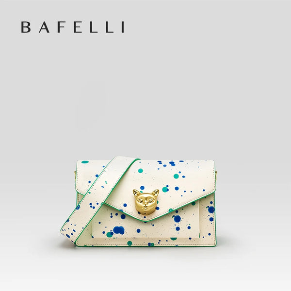 BAFELLI 2025 BORSA DA DONNA MODA TENDENZA MARCA DI LUSSO CON FLAP IN PELLE CROSSBODY BORETTO CAT ESTATE STILE ORIGINALE DESIGNER BORSE