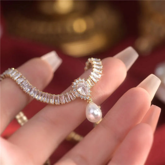 Collana girocollo con catena a clavicola color oro moda per donna collana girocollo da sposa con gioielli eleganti a catena semplice di moda