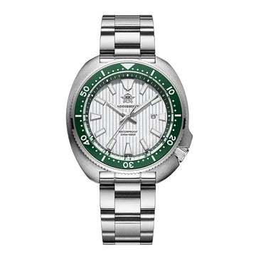 ADDIESDIVE AD2507 Sapphire Glass Men‘s Watch 20Bar Waterproof Window Display Reloj Hombre BGW9 Super Luminous Quartz Watch