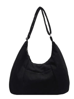 New Large Capacity Casual Crossbody Bag Simple Artistic Commuter Student Single Shoulder Bag Outdoor Leisure Women's Tote Bag