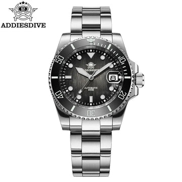 ADDIESDIVE Hot Selling Men's Automatic Watch Sapphire Glass 200m Waterproof Watch BGW9 Night Light Classic Men's Watch AD2536