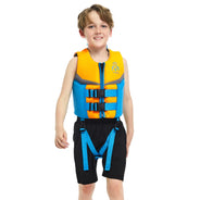 Gilet da bagno per bambini, giubbotto di galleggiamento per ragazzi e ragazze, costume da bagno galleggiante galleggiante, aiuto per il nuoto di galleggiamento per bambini 50N