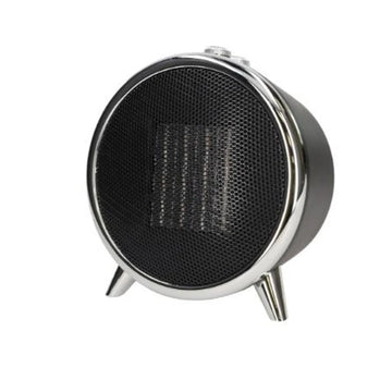 1500W Electric Ceramic Heater, 2 Power Levels, Adjustable Thermostat, Overheat and Anti-Tipping Protection, for Home and Office