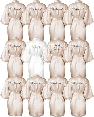 12 pezzi abiti da damigella d'onore kimono da sposa per il giorno del matrimonio abiti da festa da s