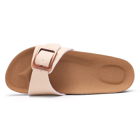 VETICA Summer Women Sandals Women Flat Sandals Outdoor Beach Sandals Casual Vacation Nonslip Slippers Walking Cushion Sandals