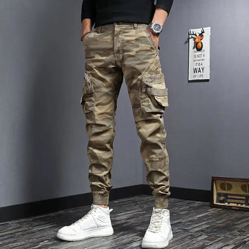 Casual Cargo Pants for Men Camo New In Camouflage Designer Cheap Regular Fit Korean Style Trousers Man Cheapest Street Harajuku