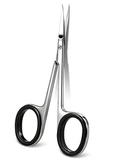1Pcs Professional Stainless Steel Cuticle Scissors Extra Fine Curved Blade Manicure Scissors For Nail Eyelash Eyebrow Trimming Beauty Tools 2028