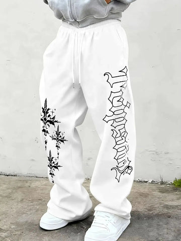 Pantaloni Sportivi Casual Larghi con Coulisse Tinta Unita Versatili per Uomo, Donna e Bambino, Nuova Collezione 2026, Ideali per lo Streetwear