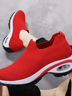 Nuove Scarpe Sportive Casual da Donna Estate 2024, Sneakers con Zeppa e Piattaforma, Scarpe Vulcanizzate Traspiranti per Signore