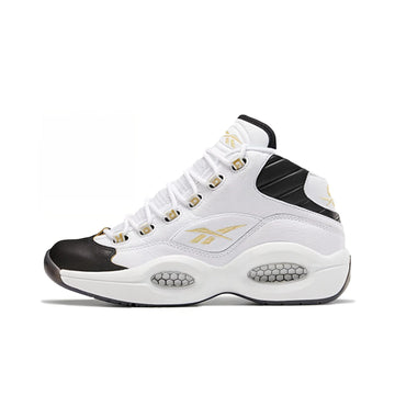 Reebok Question Basketball Shoes Unisex Mid Top White EF7599