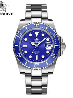ADDIESDIVE AD2503 Luxury Men Watch Water Sapphire Glass Waterproof 200M C3 Super Luminous Calendar Automatic Mechanical Watch