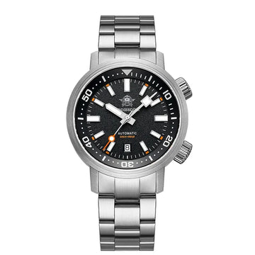 ADDIESDIVE Watch Men 42mm Sapphire 8215 Mechanical Wristwatch Transparent Back Cover 20Bar Waterproof Luminous Automatic Watch