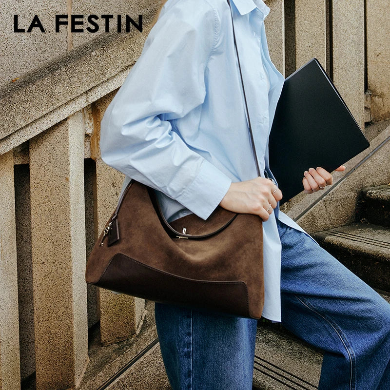 LA FESTIN Original Tote Bags for Women Popular Shoulder Crossbody Bag Large Capacity Handbag Casual Package Lady Fashion Bag