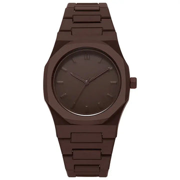 Orologio al quarzo dal design minimalista per uomo, casual, leggero, cinturino in plastica, impermeabile, sportivo, da lavoro, orologio creativo da uomo platinumshop