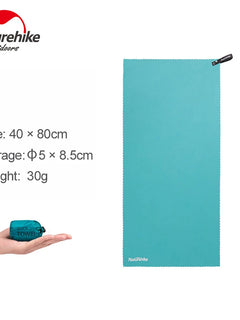 Naturehike Asciugamano da bagno assorbente ad asciugatura rapida, escursionismo con zaino in spalla, nuoto, asciugamano da bagno da campeggio, asciugamano da palestra da viaggio da spiaggia traspirante