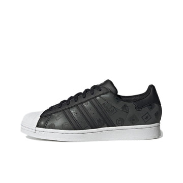 Adidas Originals SUPERSTAR Skateboard Shoes Unisex Low Top Carbon Black/White GX8412