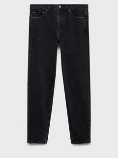 Jeans Strappati Stile Retrò Americano Y2k per Donne, Pantaloni in Denim con Due Aperture, Casual Goth Streetwear a Gamba Larga e Vita Alta