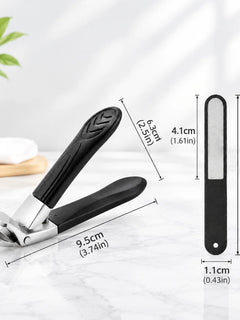 24pcs Professional Nail Clippers Kit - Razor-Sharp Blades for Precise Cutting, Durable And Long-Lasting Construction for Both Fingernail And Toenail Trimming Needs - Suitable for All Genders, Achieve Salon-Quality Nails At Ho