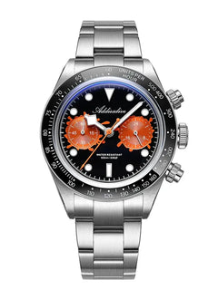 ADDIESDIVE VK64 Watches Men New Quartz Wristwatch Luxury Ceramic Bezel Chronograph BGW9 Luminous Diving 100m Waterproof AD2520