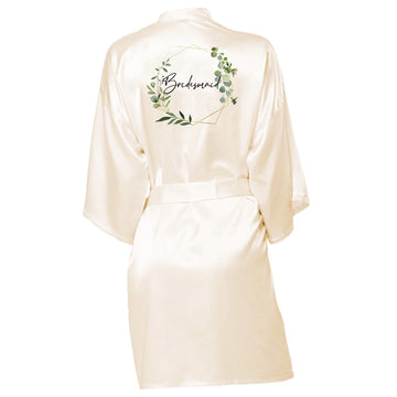 Vestaglia da Damigella d'Onore in Raso di Seta per Donna, Vestaglie da Sposa, Vestaglie per la Squadra della Sposa, Vestaglia da Bagno, Abbigliamento da Notte, Vestito in Seta
