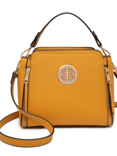 Borsa da donna multifunzionale elegante Kono realizzata in pelle PU, tracolla regolabile, scomparti multipli, può essere utilizzata come borsa a mano e borsa a tracolla