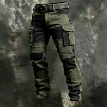 2026 Cotton Men's Pants Large Size Multi-pocket Loose Overalls Outdoor Sports Training Jogging Casual Pants Loose Comfortable