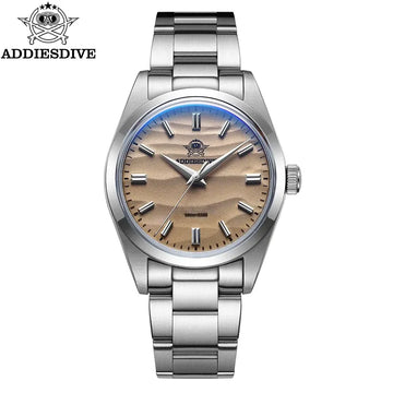 ADDIESDIVE Top Brand AD2030 Woman Quartz Watches Japan VH31 316L Stainless Steel Wristwatch Business 10Bar Waterproof Sport