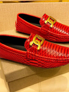 Mocassini in Pelle da Uomo 39-46, Scarpe Eleganti per Matrimoni e Feste, Calzature di Alta Qualità, Mocassini Slip-on di Lusso per Uomo