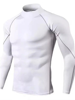 Men Compression Long Sleeve T Shirt Sportswear Male Skinny Tshirt Elastic Track Tracksuit Clothing Gyms Fitness T-shirt For Men