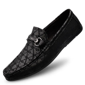Nuovi Mocassini Neri da Uomo 2026, Scarpe in Pelle di Alta Qualità, Design Elegante, Suola Morbida, Comode Scarpe Casual