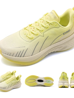 ONEMIX Bumper Elite Scarpe da Corsa Ammortizzate per Uomo, Sneakers Atletiche Resistenti Antiscivolo per Esterni, Scarpe Sportive con Lacci per Maratona