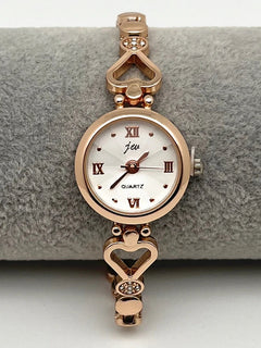 Orologio da polso da donna Orologio da polso di lusso da donna in argento rosa oro squisito con strass Orologio Relogio al quarzo femminile alla moda semplice