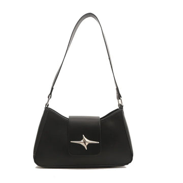 New Style Women's Bag with Lock Closure Fashionable Women Bag Trendy Embossed Women's Shoulder Bag Popular Crossbody Bag PlatiNum