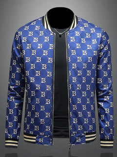 Luxury Letter Printed Baseball Jacket Men Autumn Winter Bomber Jacket Men Casual Business Windbreaker Coat Men Clothing 2025