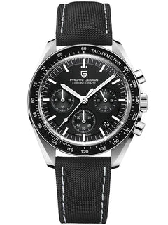 PAGANI DESIGN 2026 Nuovo Orologio da Uomo di Lusso, Orologio al Quarzo con Data Automatica, Cronografo, Vetro Zaffiro AR