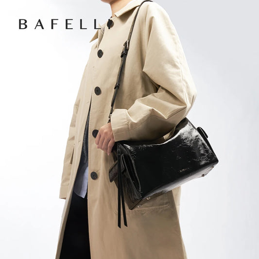 BAFELLI 2025 NUOVA BORSA TOTE CASUAL DA DONNA UNISEX Spalla GRANDE DESIGNER IN PELLE GENUINE BRAND DI LUSSO BORSE CROSSBODY FASHION