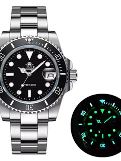 ADDIESDIVE Man Watch High Quality Ceramic Bezel Business Leisure 41mm Quartz Watches BGW9 Luminous 200m Waterproof Diver Watch