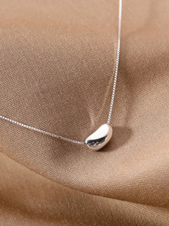 Collana in argento sterling 925 con ciondolo soia Gioielli di moda di alta qualità per catene da donna Regalo di compleanno di nozze