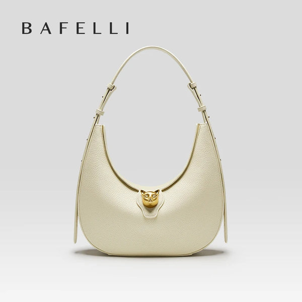 BAFELLI 2025 NUOVA BORSA DA DONNA CAT SERIE IN GENUINO IN PELLE MARCA DI Lusso FASHION STILE RETRO Spalla HOBOS FLAP BORSE FEMALE
