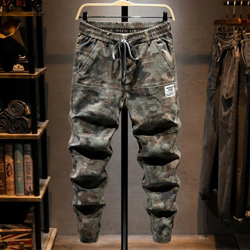 Camouflage Military Jogger Pants Men 2025 Pure Cotton Men's Spring Autumn Multi-pocket Function Cargo Pant Streetwear Trousers