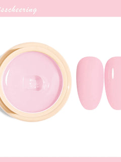 Misscheering 7.5ml Nude Pink Removable Gel Nail Polish UV/LED Gel Suitable All Skin Tones Professional Nail Salons And Home DIY