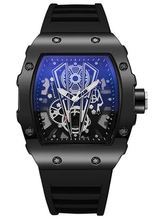 1/2PCS Casual cinturino in silicone orologi sportivi da uomo di lusso quadrante grande orologio al q