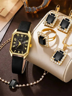 Orologi da donna quadrati di moda di lusso Orologio da polso al quarzo da donna di marca Classico semplice Femme Cinturino in pelle blu Relogio Feminino