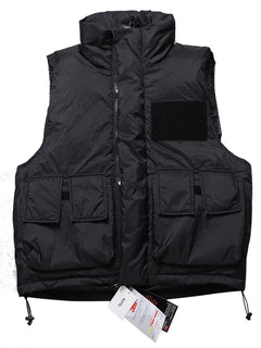 25ss New High Quality Retro Functional Nylon Down Multi Bag Vest for Men Sleeveless Coat