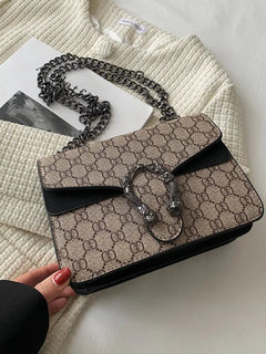 Fashion Popular Women's Bag Trend Brand Retro Chain Shoulder Bag High Quality Ladies Crossbody Bag Designer Luxury Handbag