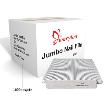 1000Pcs Big Size Nail Tools Nail Files for Nail Coarse File Emery Board Manicure Nail Buffer